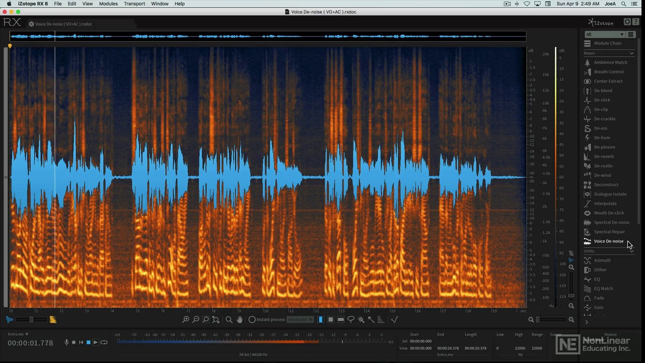Izotope hum removal software